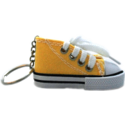 Schlüsselanhänger-Schuh gelb