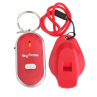 LED Schlüsselanhänger rot mit Pfeife