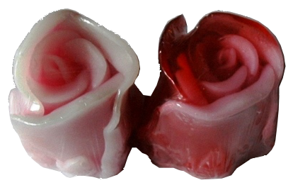 Handgefertigte Rosenseife