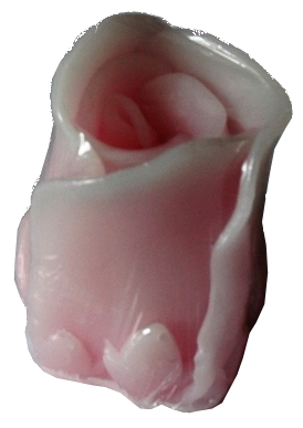Handgefertigte Rosenseife "rosa"