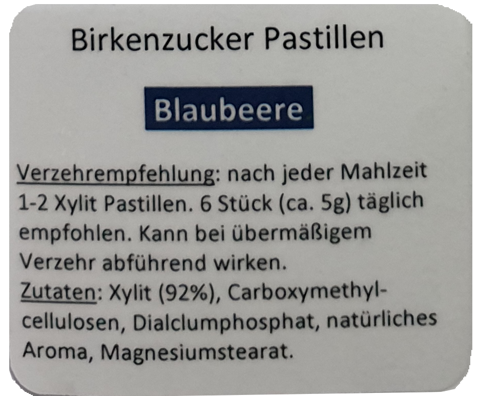 Xylit Pastillen - absolut finnish Blaubeere