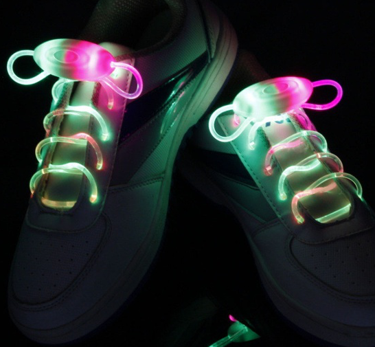Leuchtende LED-Schuhbändel  
