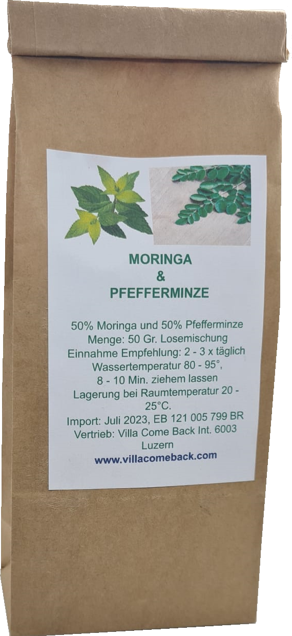 Moringa oleifera &PfefferminzteeTee