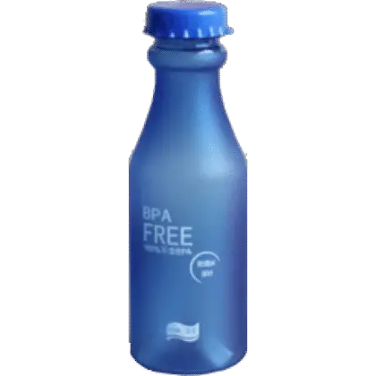 Trendige Trinkflasche - blau