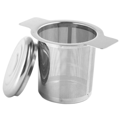 Edelstahl Teefilter mit Deckel