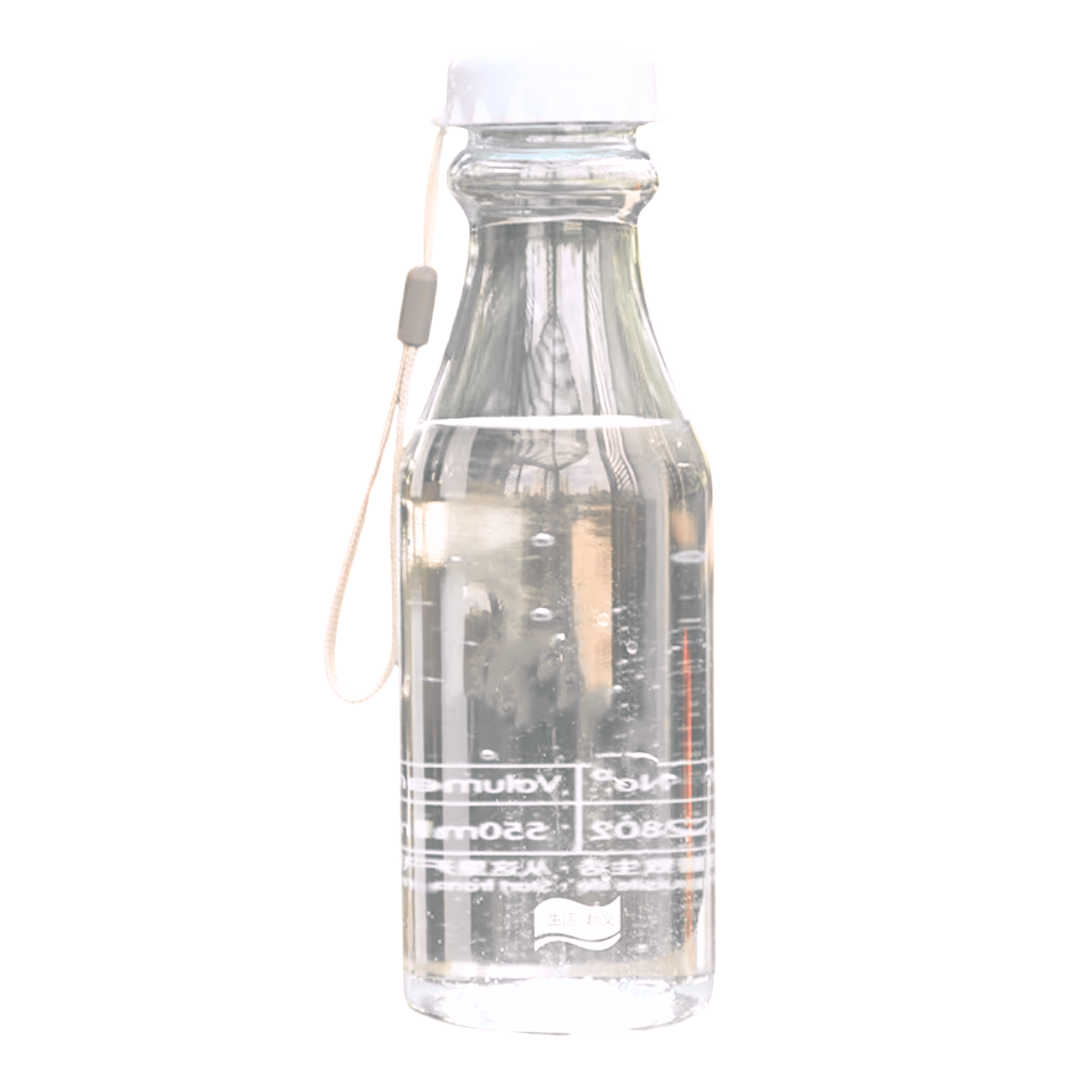 Trendige Trinkflasche "kristallklar" – Bild 6
