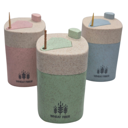 Zahnstocher-Spender aus Weizenfaser