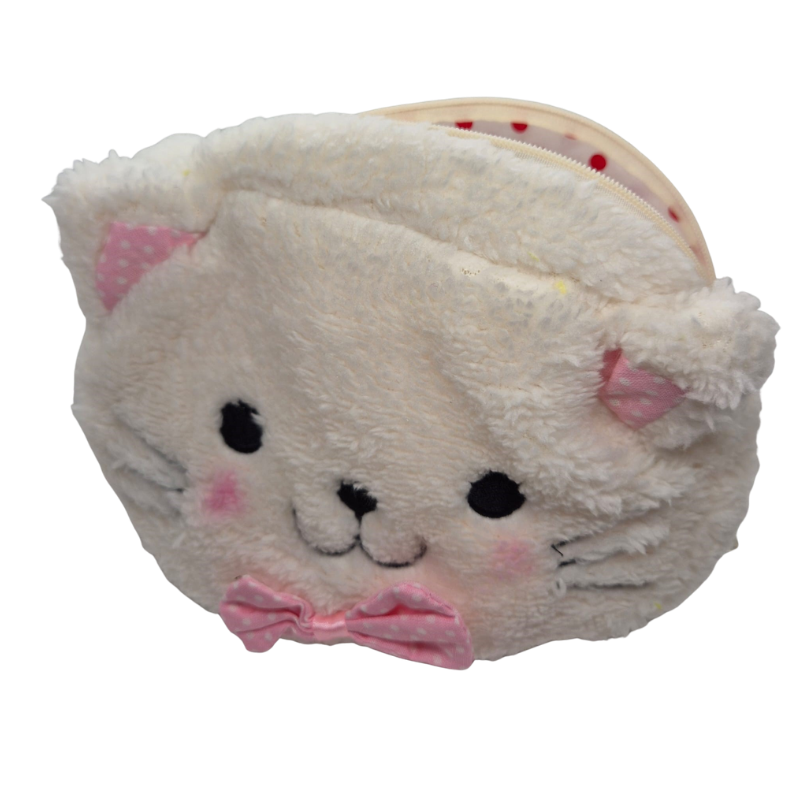 flauschiger Panda-/ Katze-Beutel