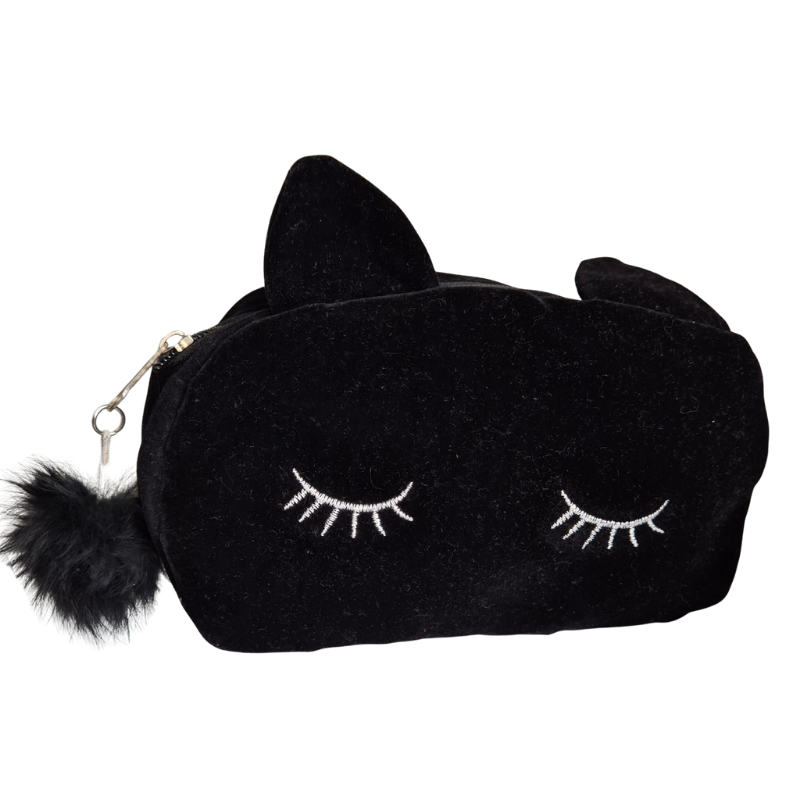 Schlafende Plüschkatze Mäppchen – Bild 2